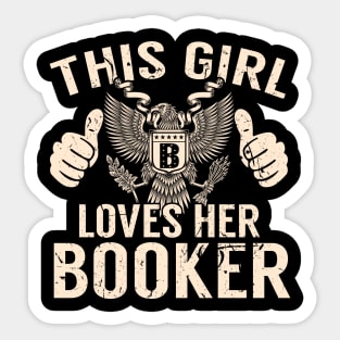 BOOKER Sticker